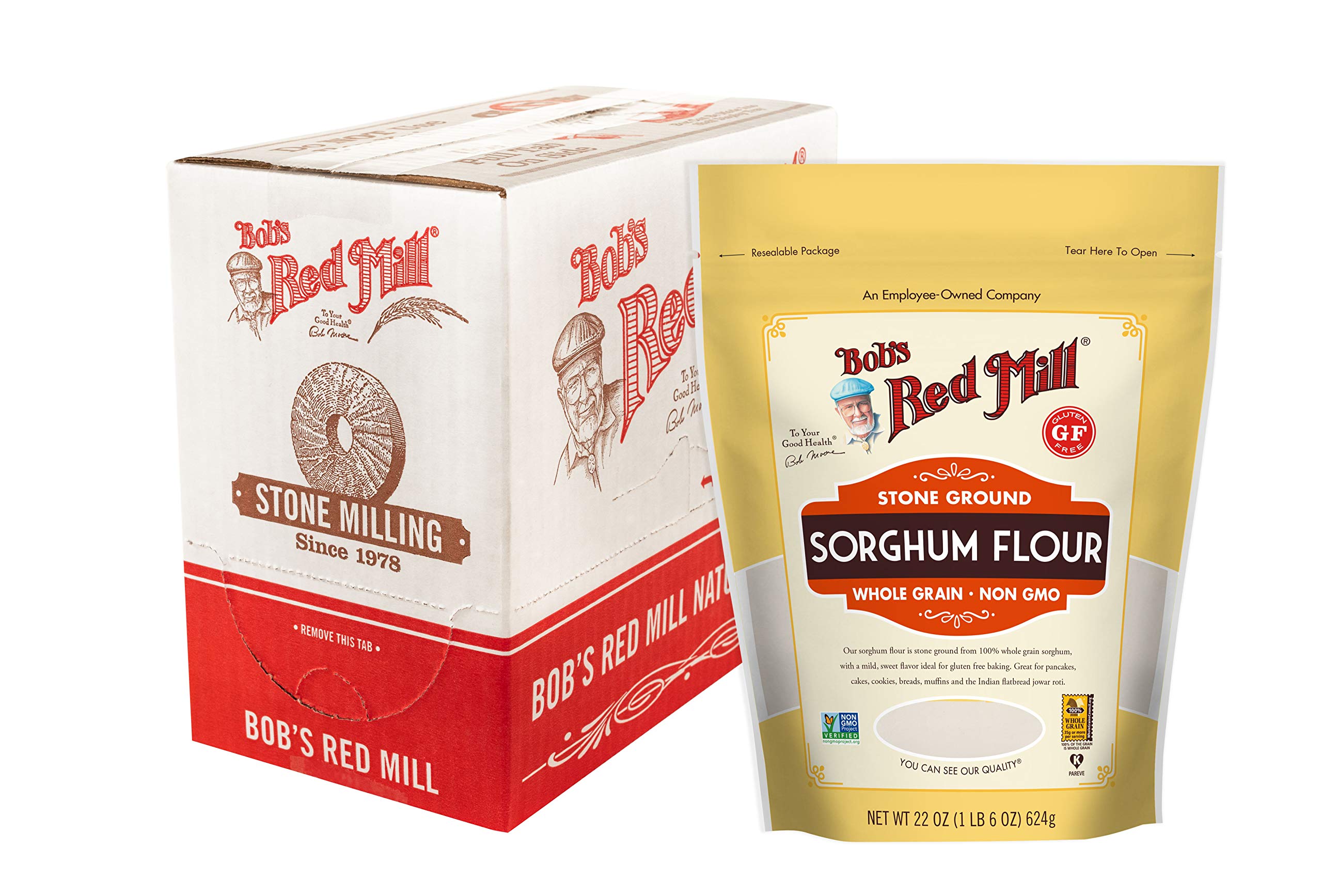 Bob's Red Mill front packaging showing product and label benefits
