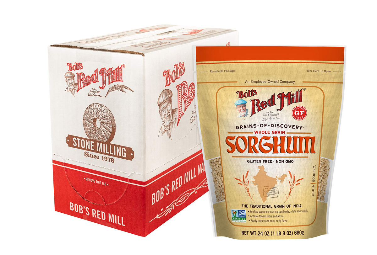 Bob's Red Mill front packaging showing 24oz bag and product name for shelf recognition