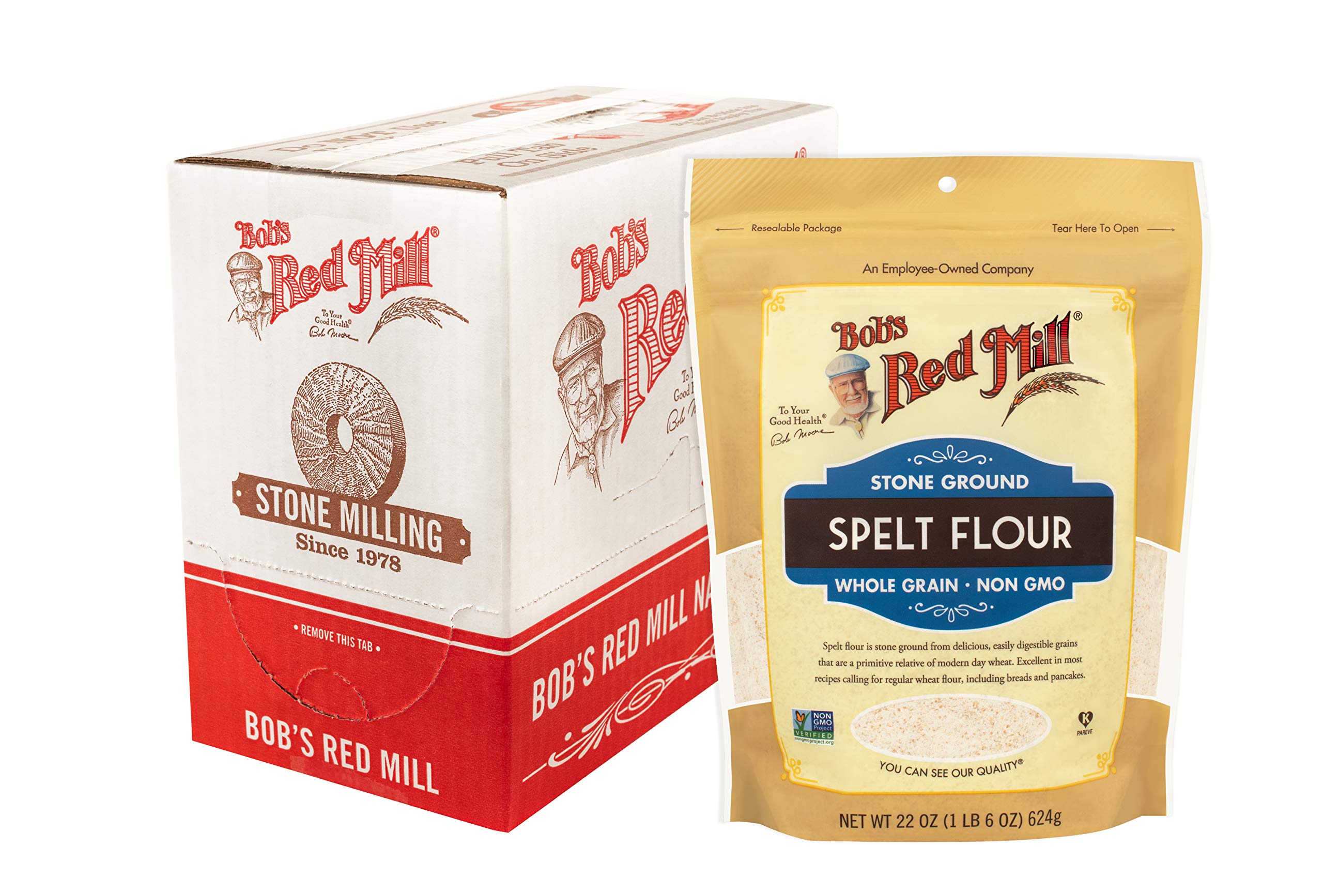 Bob's Red Mill front packaging showing the 22oz bag and product name, clear pantry benefit