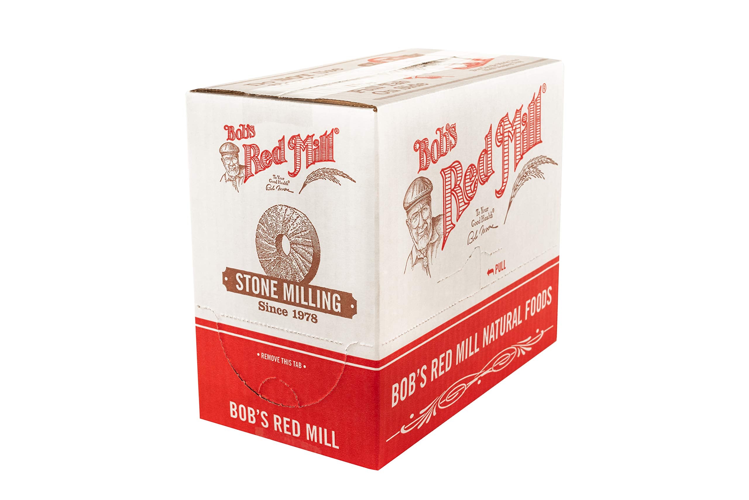 Bob's Red Mill 22oz bag next to measuring cup for scale, convenient multi-pack benefit