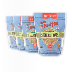 Bob's Red Mill front packaging showing organic gluten free label and convenience