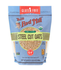 Bob's Red Mill open bag showing steel cut oat texture and freshness benefit