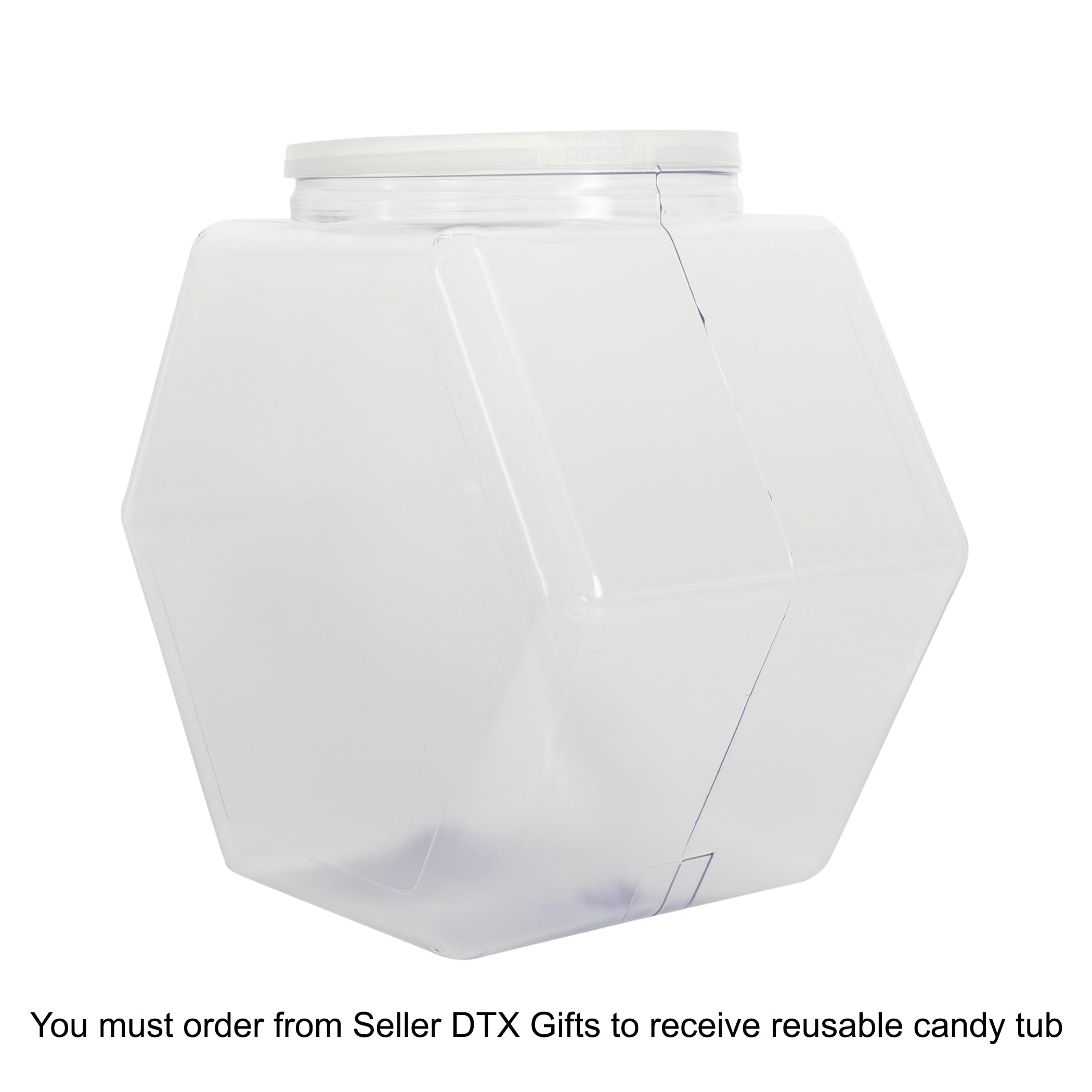 Bob's Sweet Stripes jar on a party table demonstrating reusable container convenience