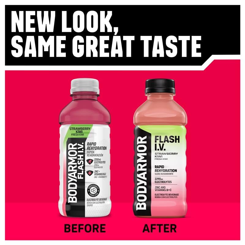 BODYARMOR bottle in gym setting showing workout recovery benefit
