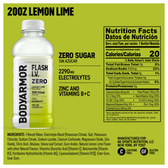 BODYARMOR Flash I.V. close-up of bottle cap and label for easy grab-and-go benefit