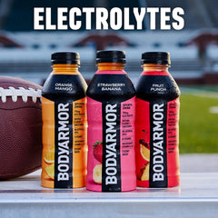 BODYARMOR close-up of bottle cap for easy reseal and spill-free transport