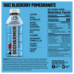 BODYARMOR close-up label highlighting natural flavors and no added sugar benefit