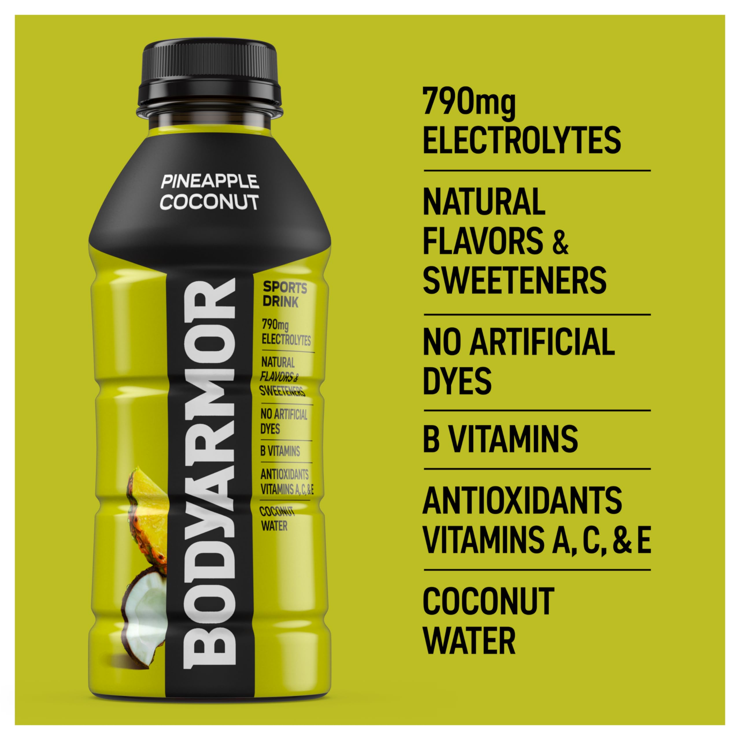 BODYARMOR bottles on bench during team practice supporting group hydration