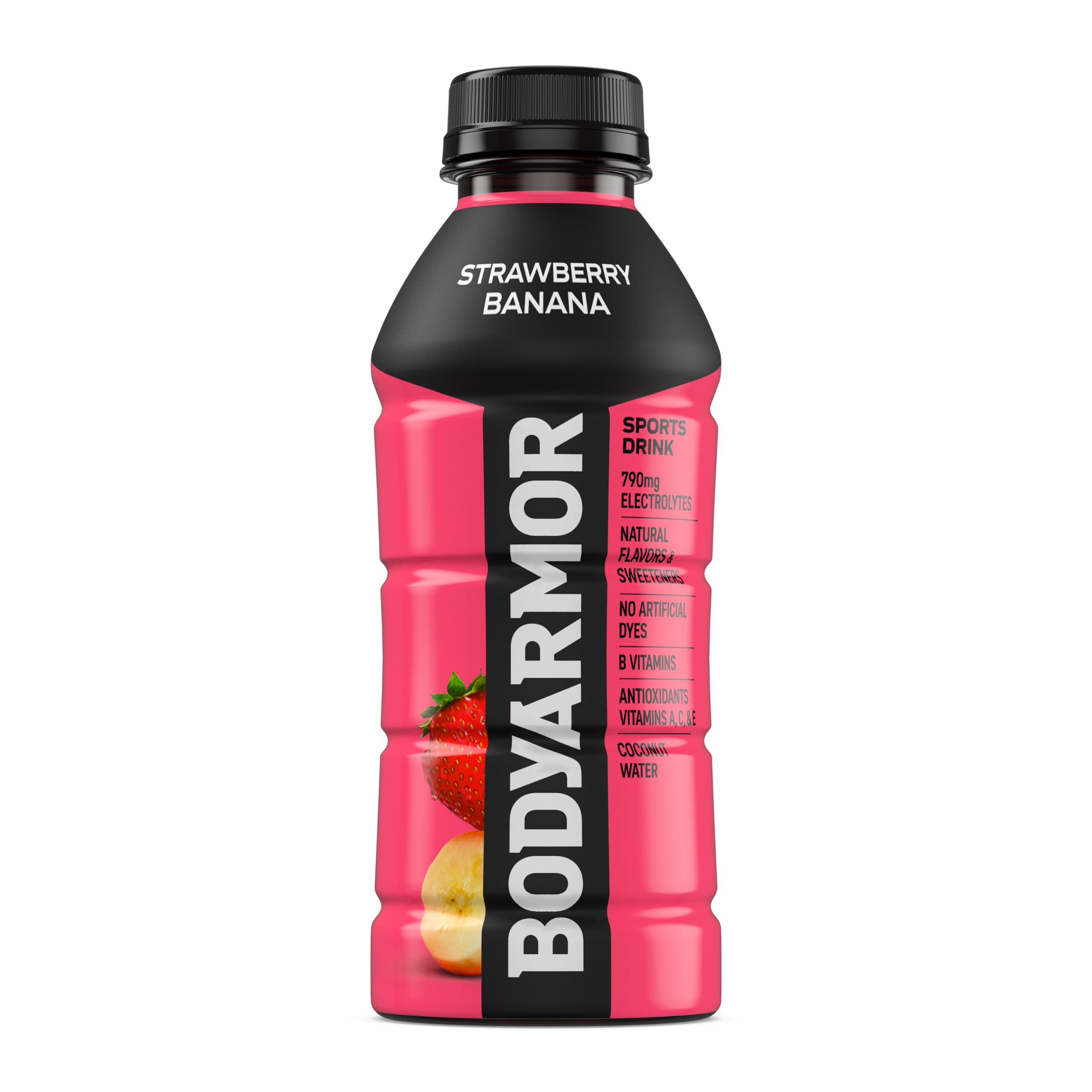 BODYARMOR pouring into glass illustrating clear hydration and refreshing taste