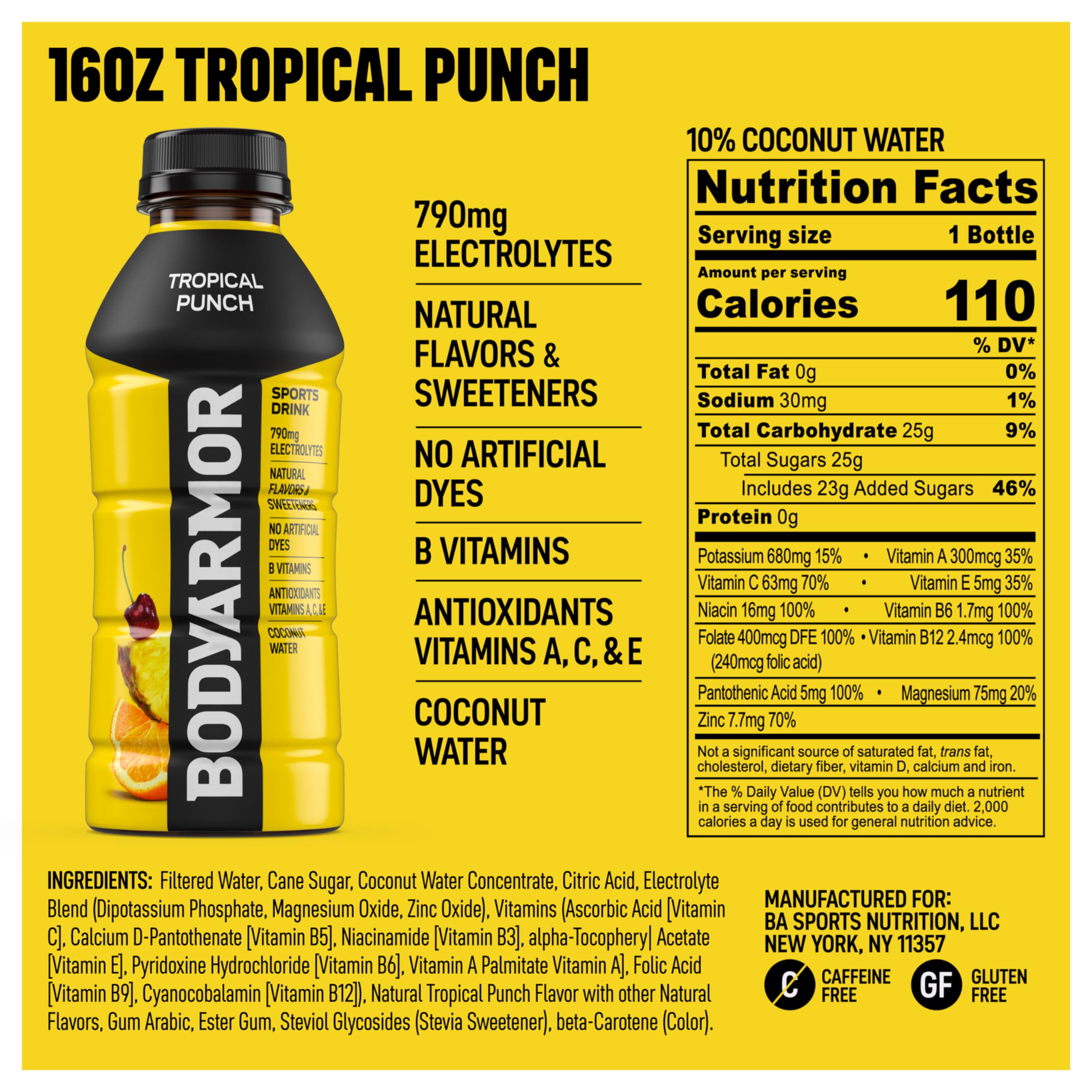 BODYARMOR twelve-pack boxed together for team or bulk convenience