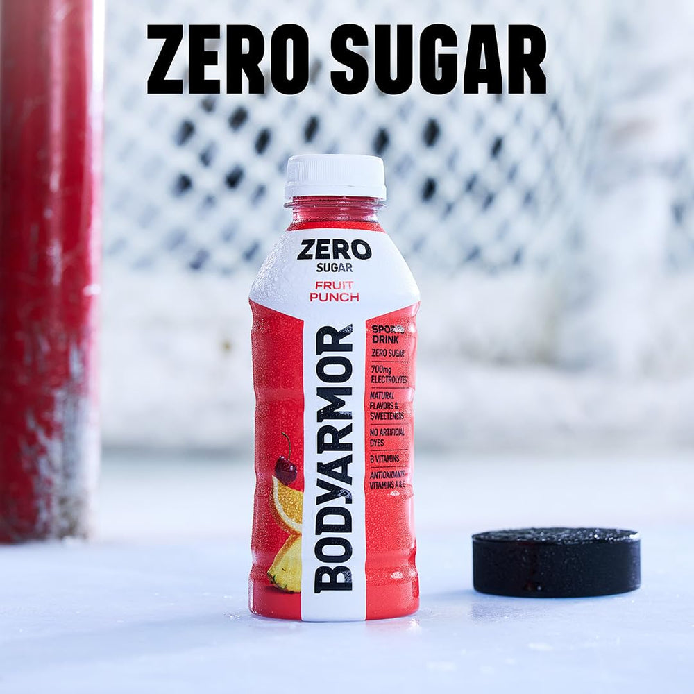 BODYARMOR fifteen bottles lined up to show bulk pack convenience benefit