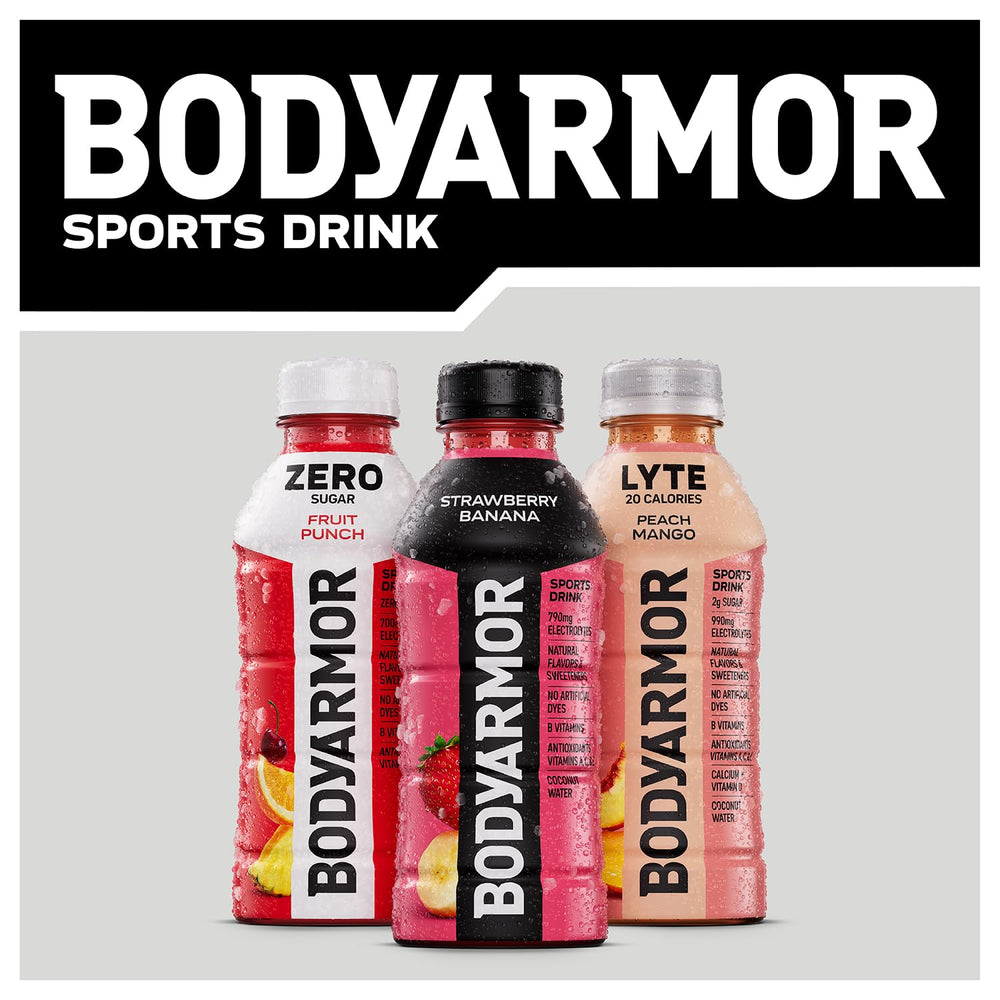 BODYARMOR liquid texture under light to show clarity and natural flavor benefit