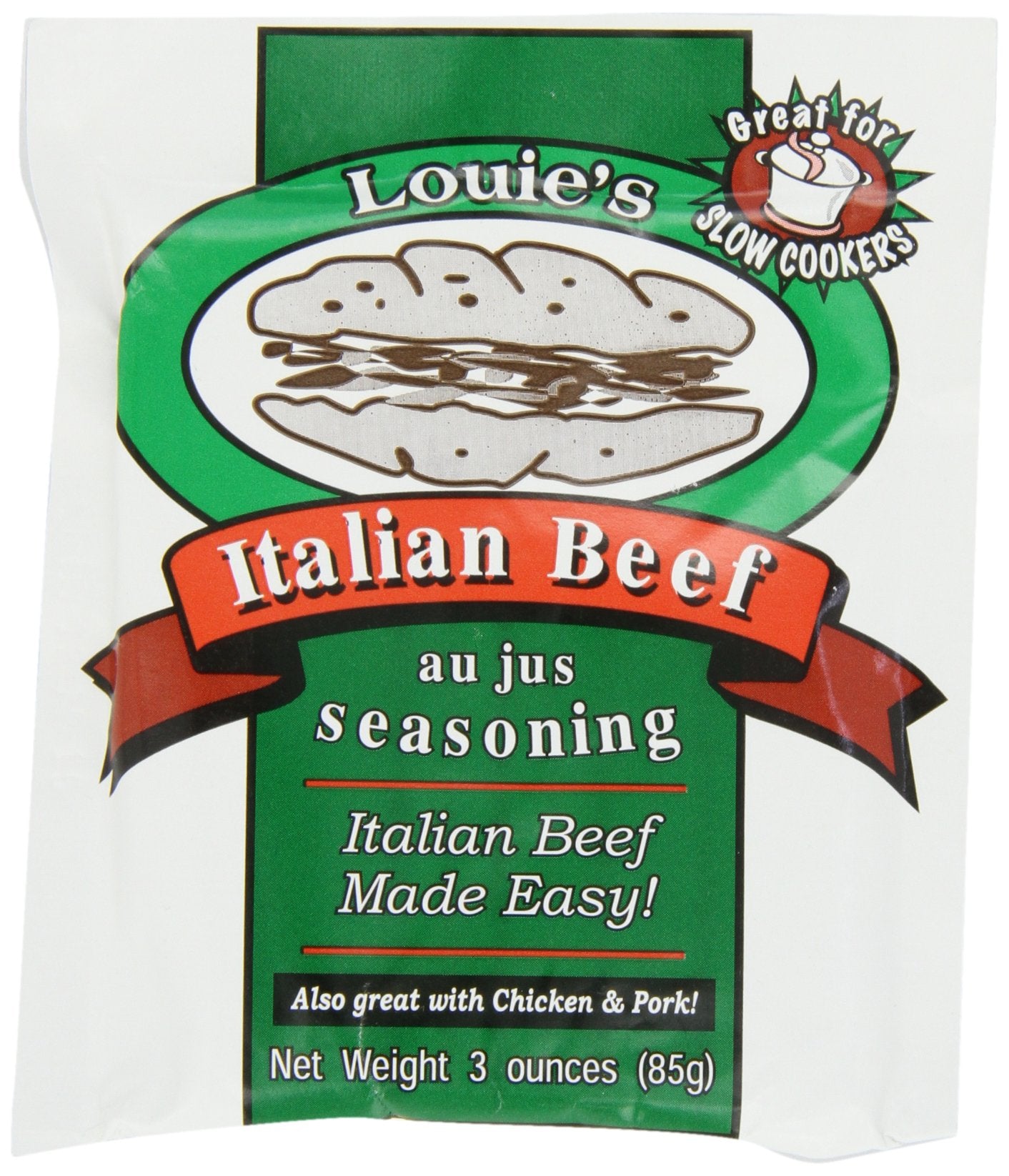 Boesklenn Louie's front packaging showing pack of eight and convenience