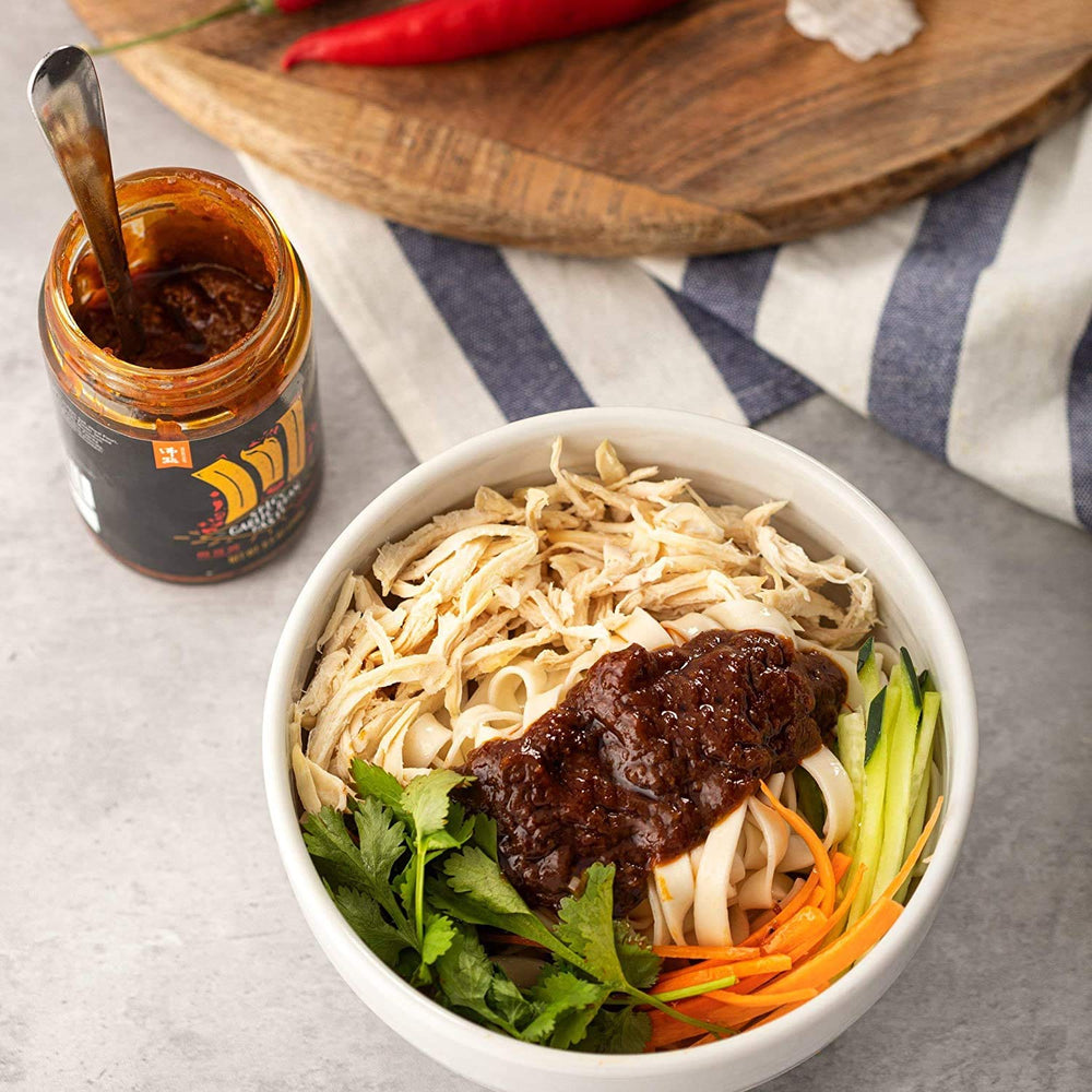 BOILING POINT jar on kitchen counter with serving bowl showing everyday entertaining convenience