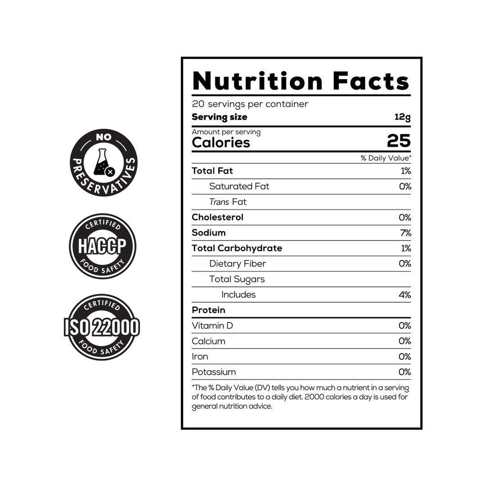 BOILING POINT jar beside a ruler showing size and portioning convenience