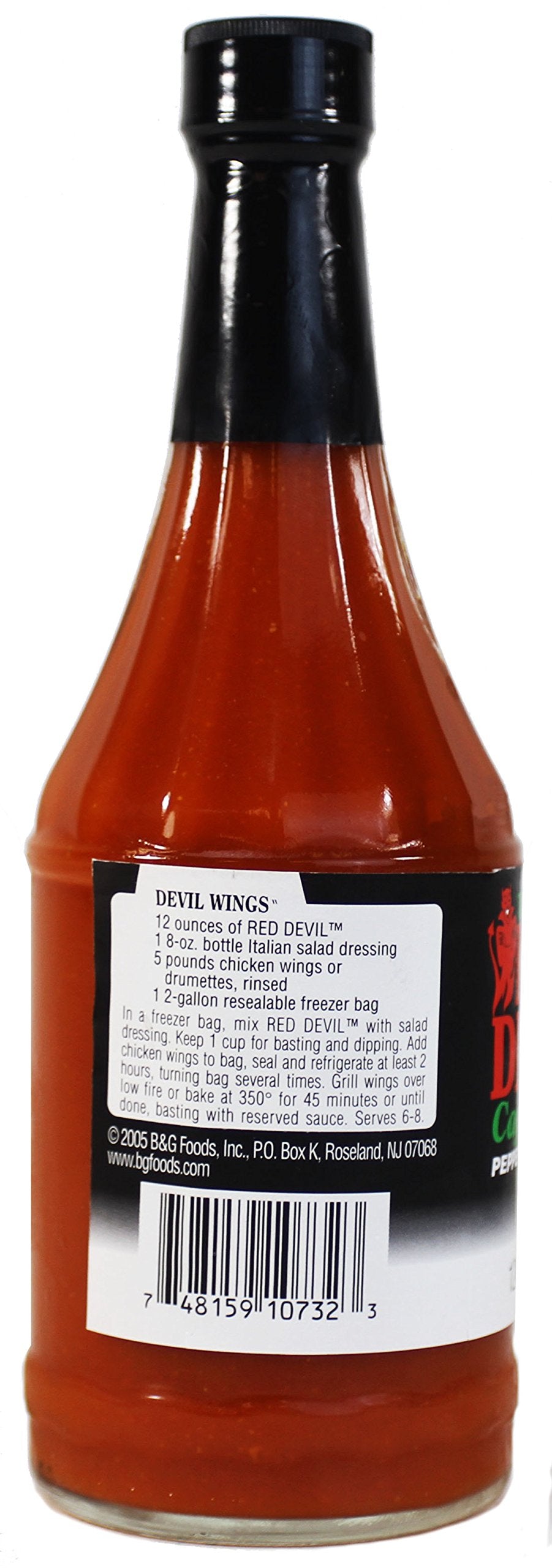 Boiyiklonn Trappey's Red Devil label and ingredients detail revealing simple cayenne-based recipe for predictable taste