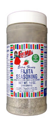 Bolner's Fiesta 14 oz plastic jar front label showing fajita seasoning for bold flavor