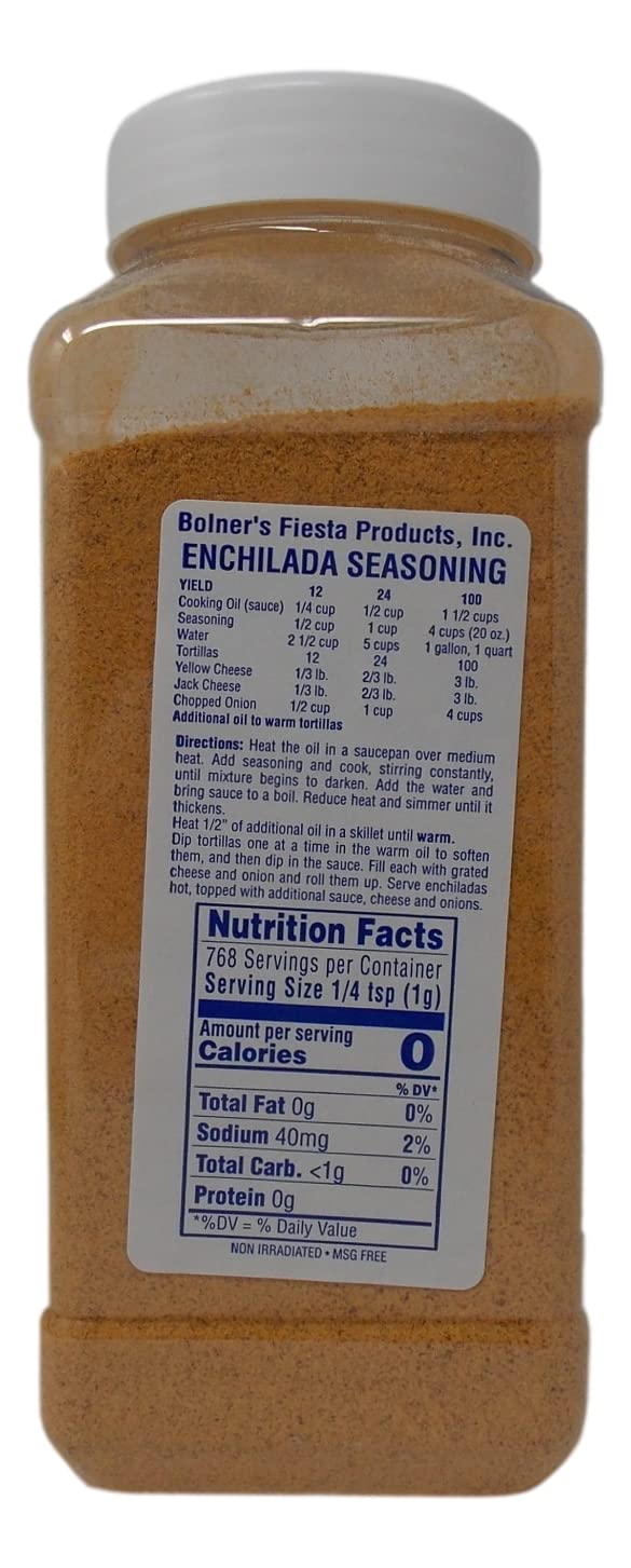 Bolner's Fiesta close-up of enchilada seasoning texture displaying fine grind and rich color