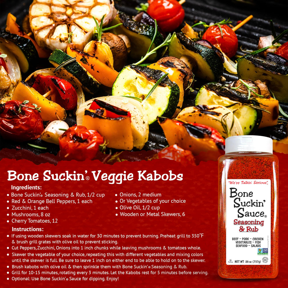 Bone Suckin' 26 oz jar beside measuring cup showing generous bulk size