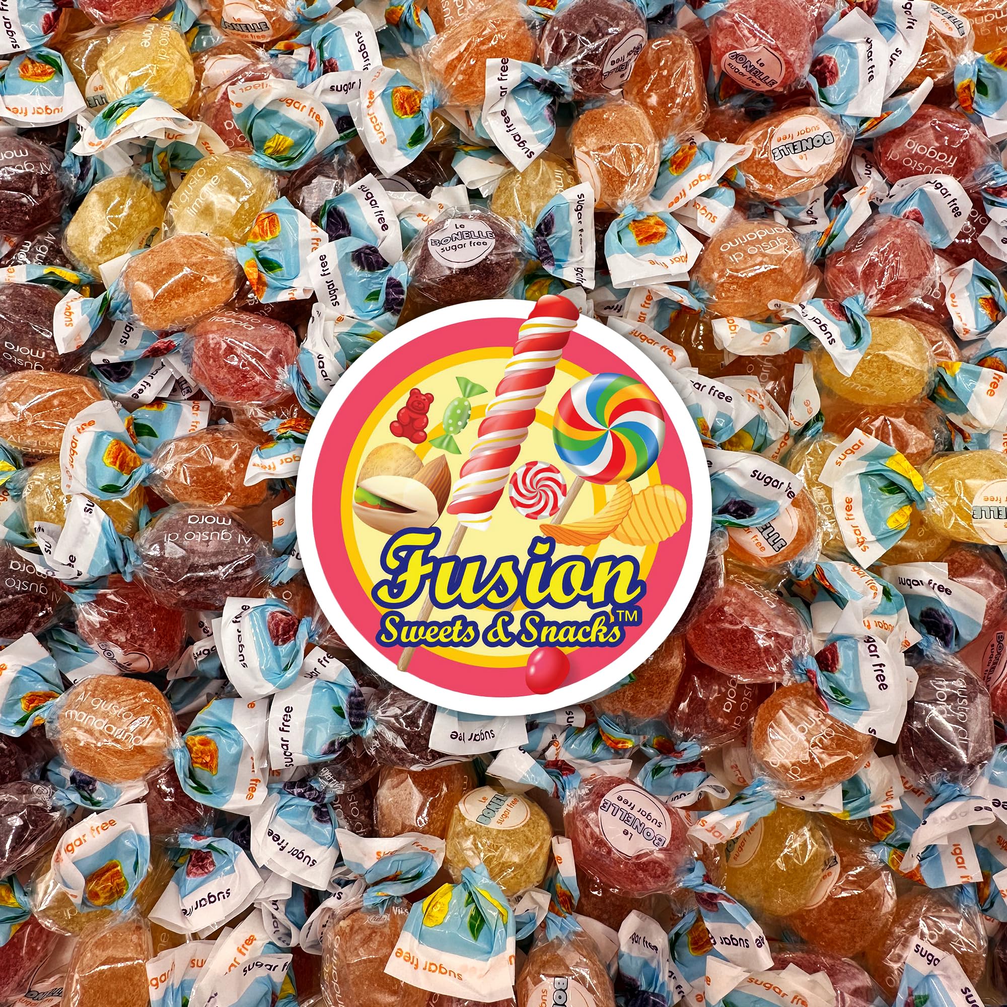 Fusion Sweets And Snacks Bonelle candy bowl at a party showing easy sharing and decorative use