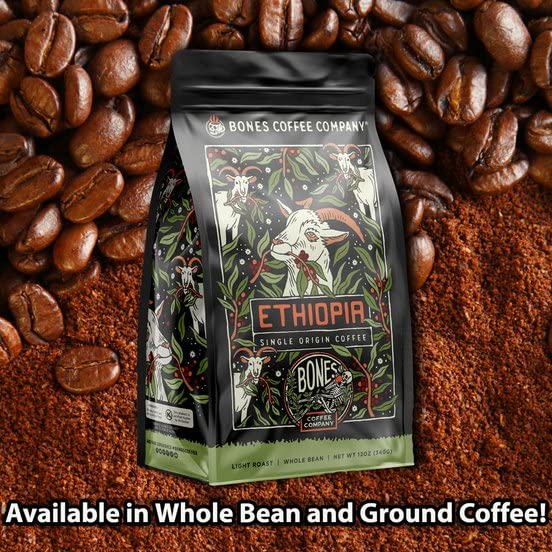 Bones Coffee Company French press served highlighting smooth low-acid taste