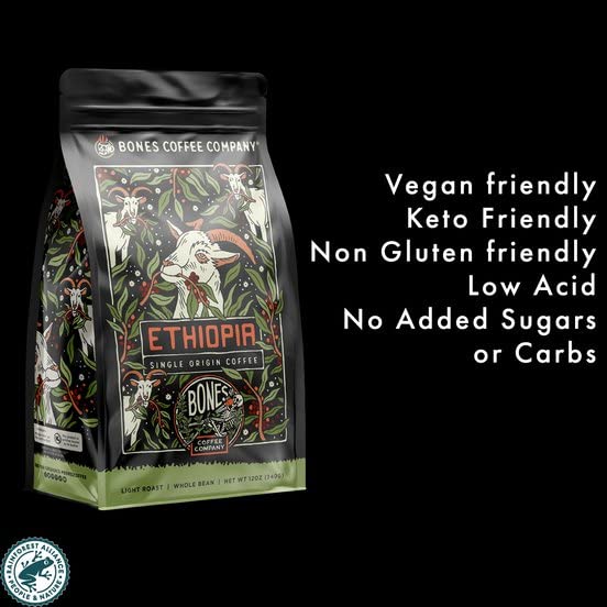 Bones Coffee Company pour-over brew scene showing bright cup clarity