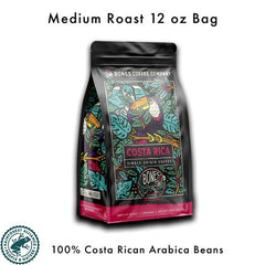 Bones Coffee Company open resealable bag showing freshness benefit