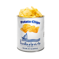 Bonilla a la Vista chip close-up revealing crisp texture and artisanal crunch benefit