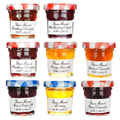 Bonne Maman front packaging showing eight mini jars, ideal sampler gift