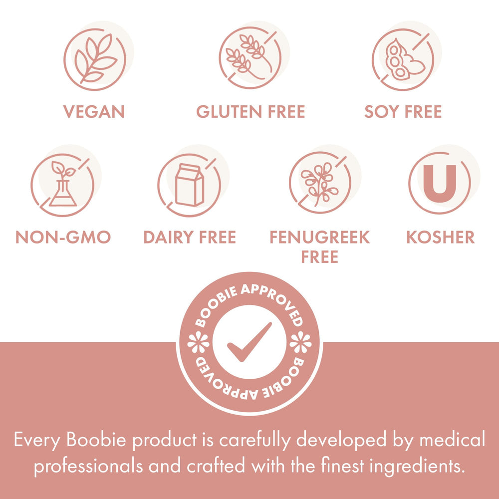 Boobie Brands bar held in hand to show size and grab-and-go benefit