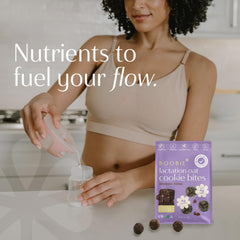 Boobie Brands ingredients flatlay with oats flax and dates for wholesome nutrition