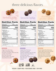 Boobie Brands packaging label close-up showing ingredients and allergen-friendly benefits
