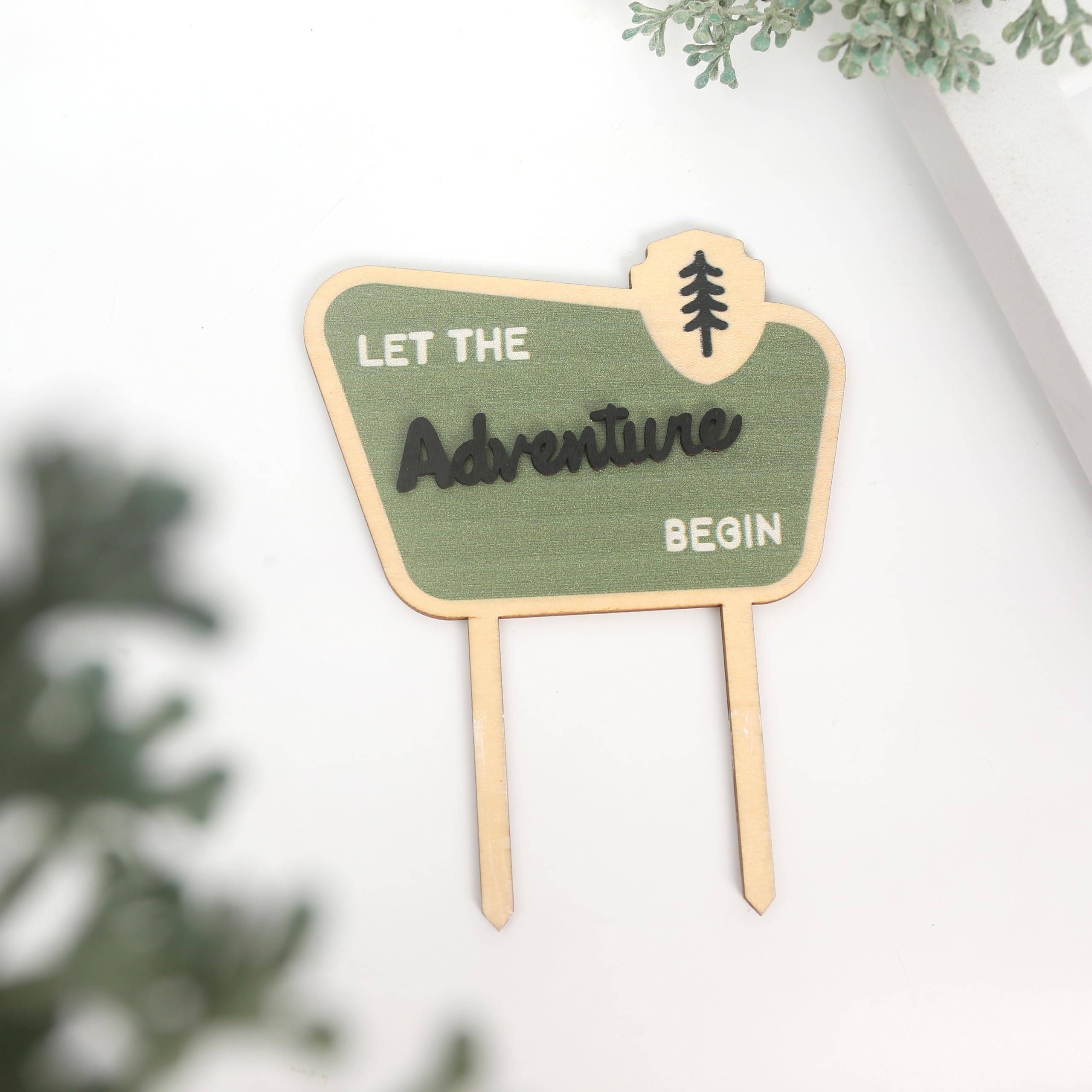 BOOMPA topper in a styled party setting enhancing an adventure-themed tablescape