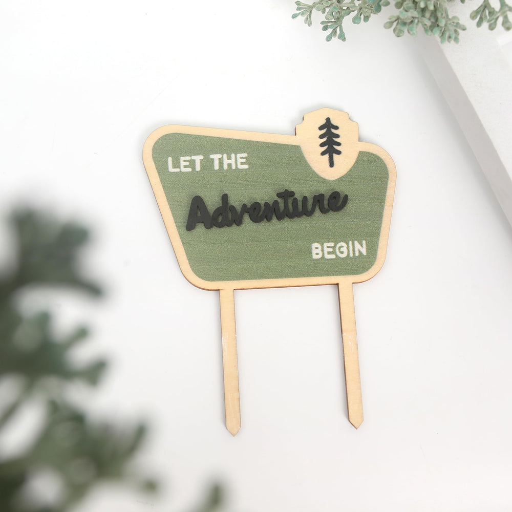 BOOMPA topper in a styled party setting enhancing an adventure-themed tablescape