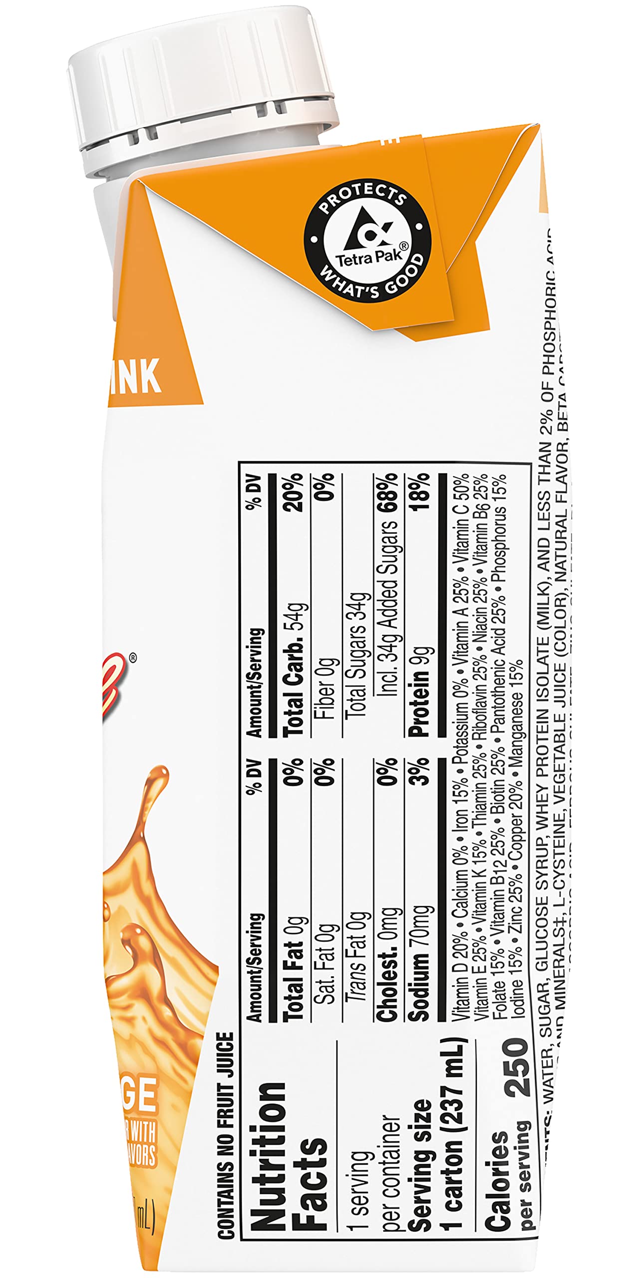 BOOST Breeze pouring from open cap showing easy-drink bottle and spill-free use
