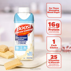 BOOST carton top open ready to drink after chilling and shaking for convenience