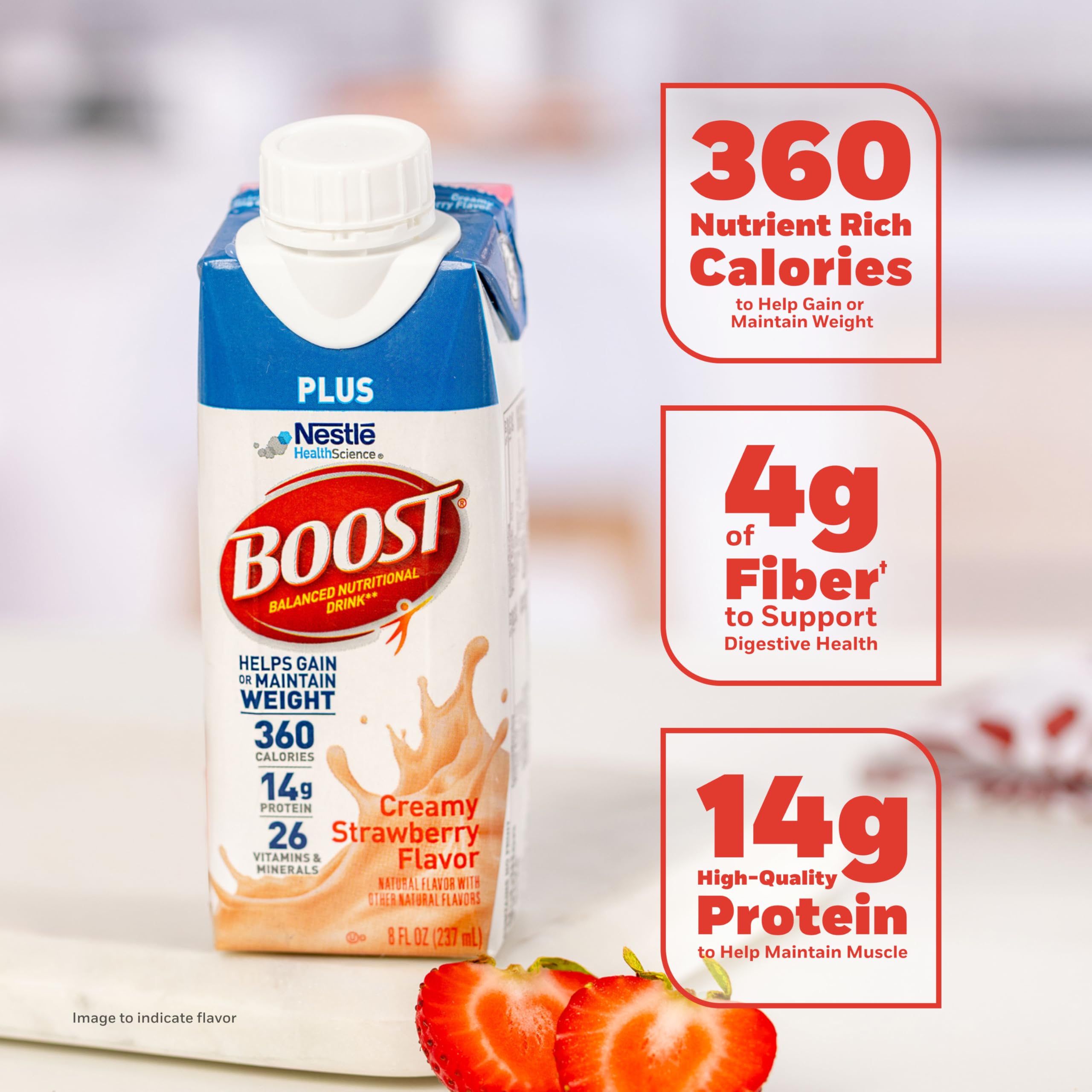 BOOST close texture shot showing smooth consistency for easy drinking