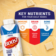BOOST close-up of carton cap and resealable seal for convenient on-the-go use
