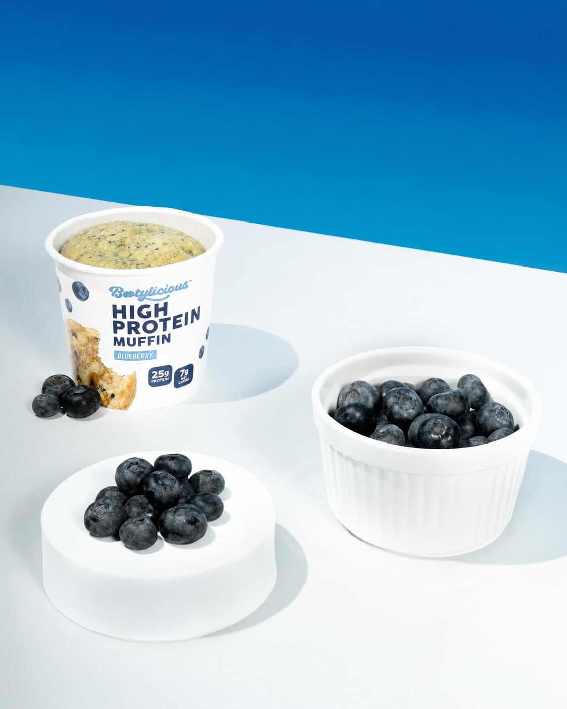 Bootylicious individual muffin cup unopened for easy single-serve preparation