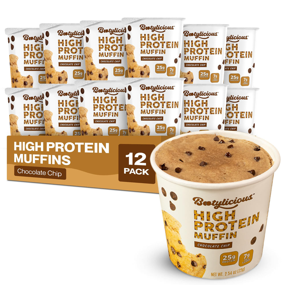 Bootylicious front packaging showing 12-pack and nutrition highlights for convenience