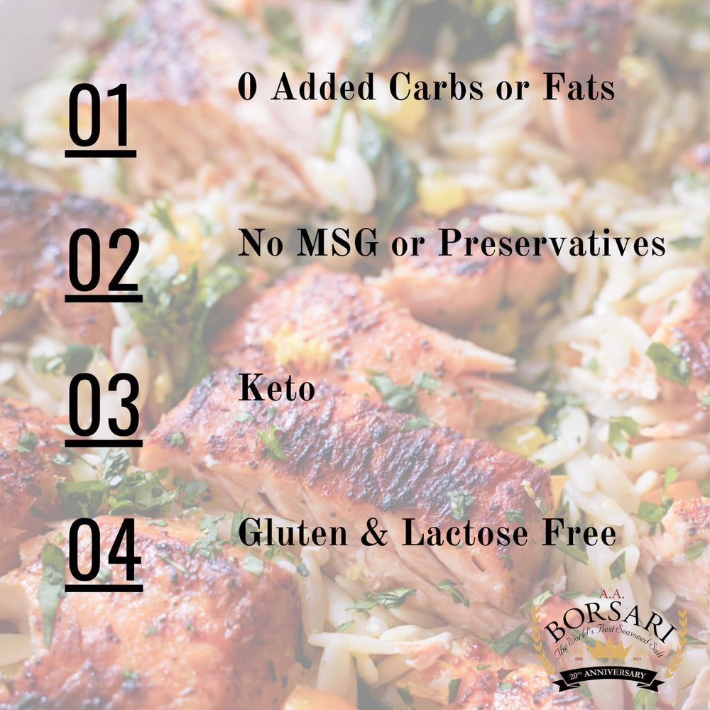 Borsari label and ingredient list clear view showing small-batch recipe transparency
