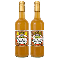 Boscoli Family front view of two 25 oz bottles showing packaging and quantity benefit