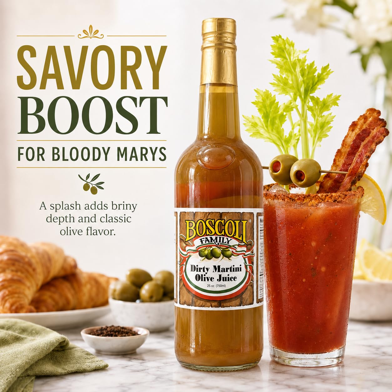 Boscoli Family bottle held in hand to show scale and large-format value benefit