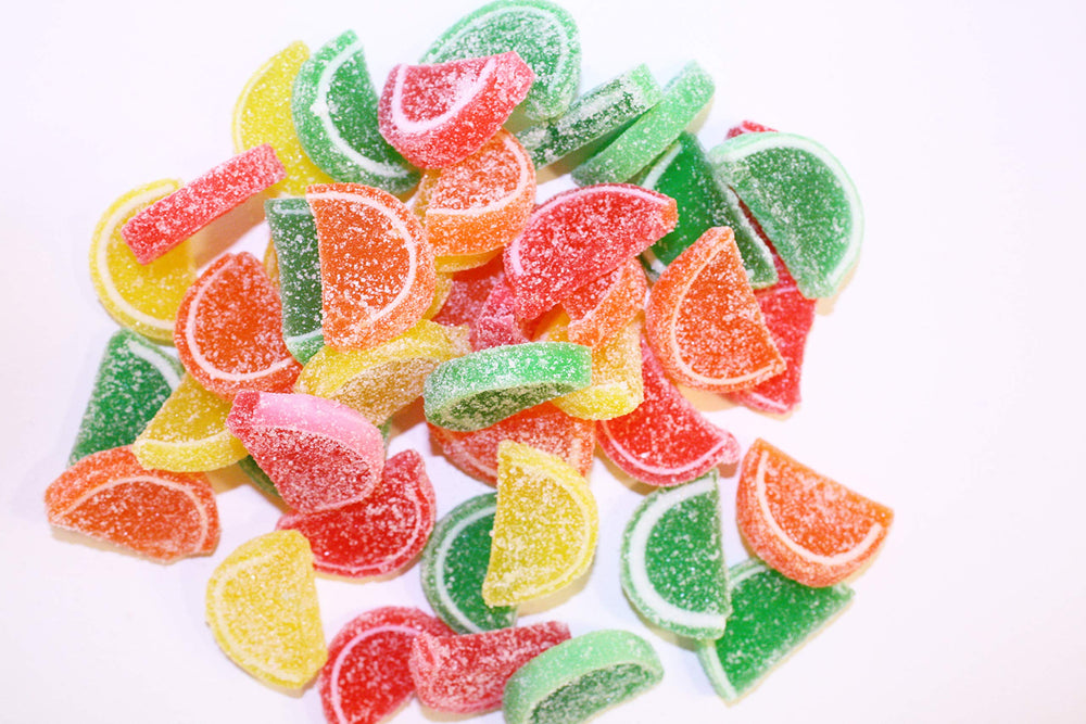 Boston Fruit Slices held in hand showing tray size and portion benefit