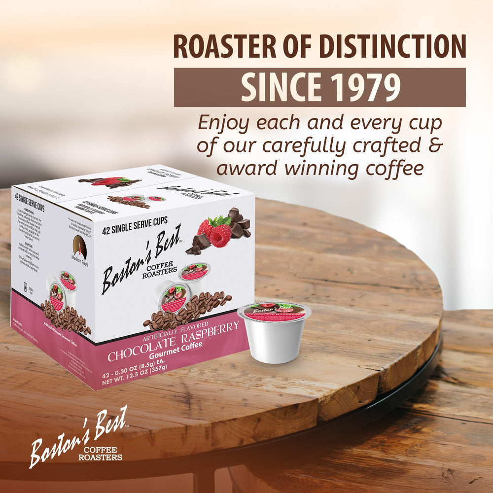 Boston’s Best pods staged in kitchen breakfast setting showing everyday enjoyment