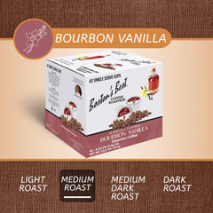 Boston’s Best pod inserted in a Keurig brewer demonstrating fast brewing benefit