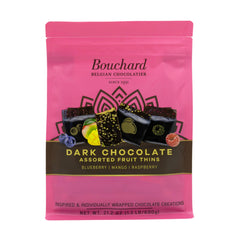 Bouchard front packaging box showing assorted fruit thins and branding for gifting