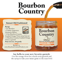 Bourbon Country jar beside a measuring spoon for scale showing generous 9 ounce supply