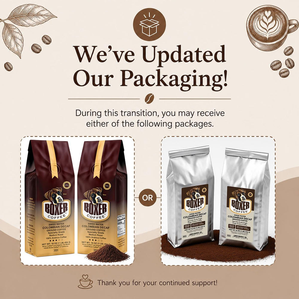 Close-up of Boxer Coffee medium ground texture highlighting consistent grind for balanced brewing