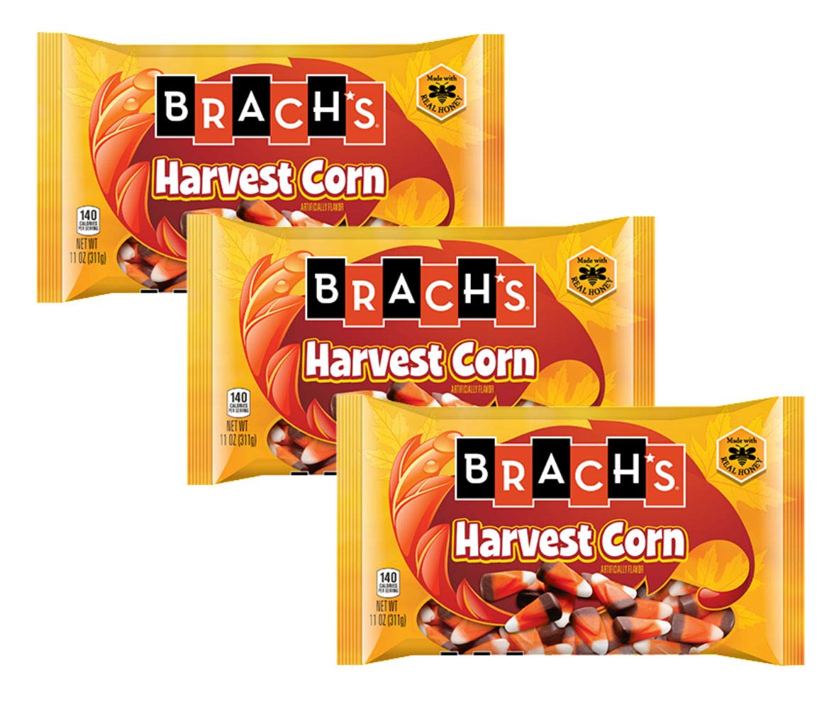 Brach's close-up of layered candy corn texture highlighting consistent bite